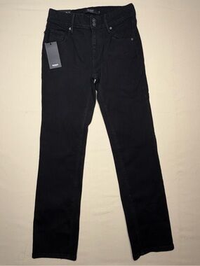 Hudson Collins Black Skinny Jeans Flap Pockets 28 733